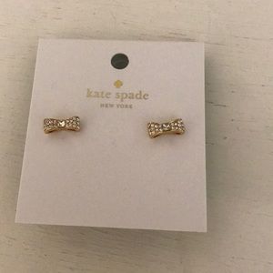 Brand new kate spade ready set bow earrings